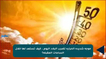 موجة شديدة الحرارة تضرب البلاد اليوم.. كيف تستعد لها خلال الساعات المقبلة؟